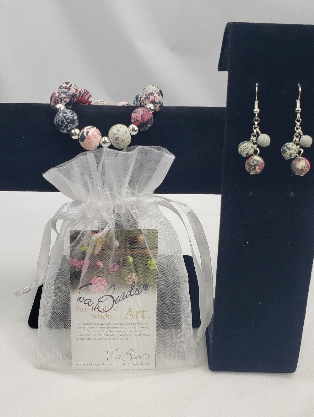 Viva Beads Bracelet Earring Set New!